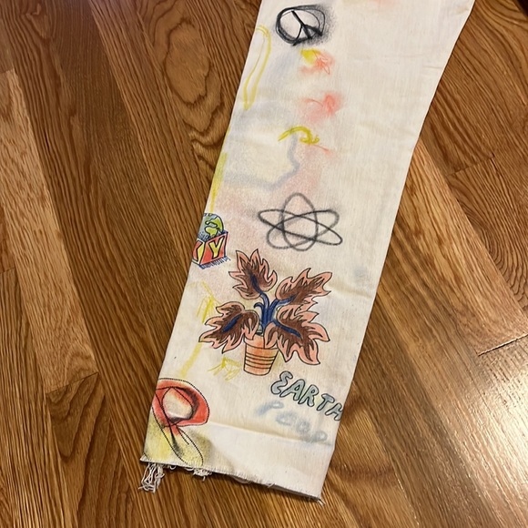 NWT MOTHER The Scapper Cuff Ankle Fray in Superstition size 29 - Picture 14 of 16